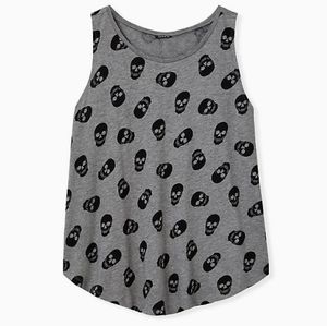 Torrid skull tank 00 no tags